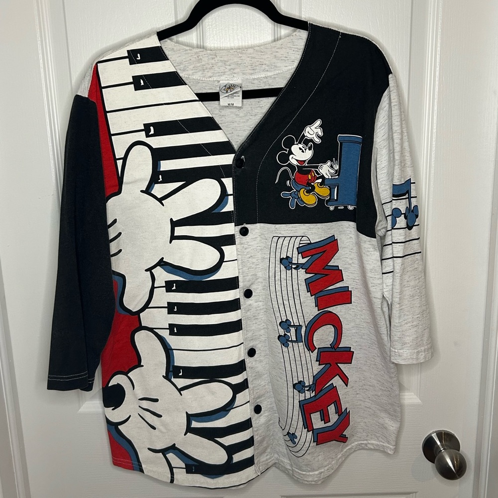 Mickey & Co Super Rare Disney Must Have Iconic Button Down